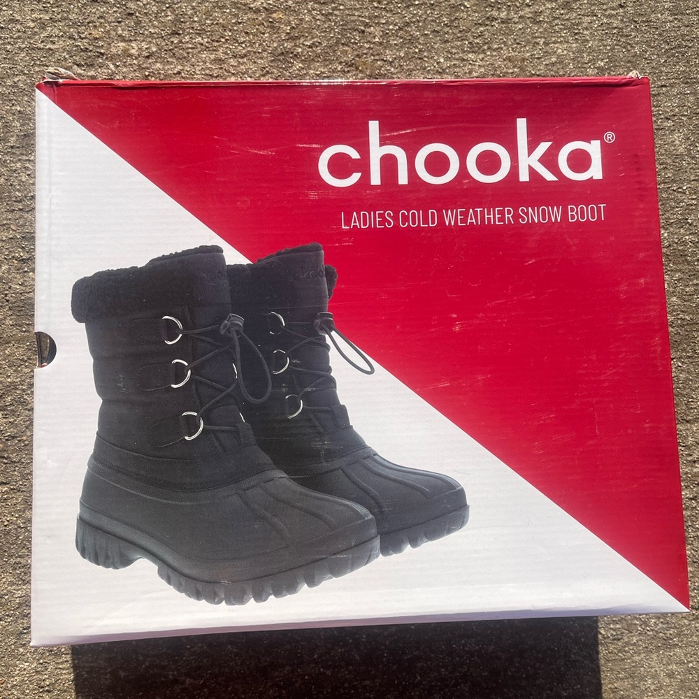 Chooka Women’s Winter Snow Boot - Size 7 - Black